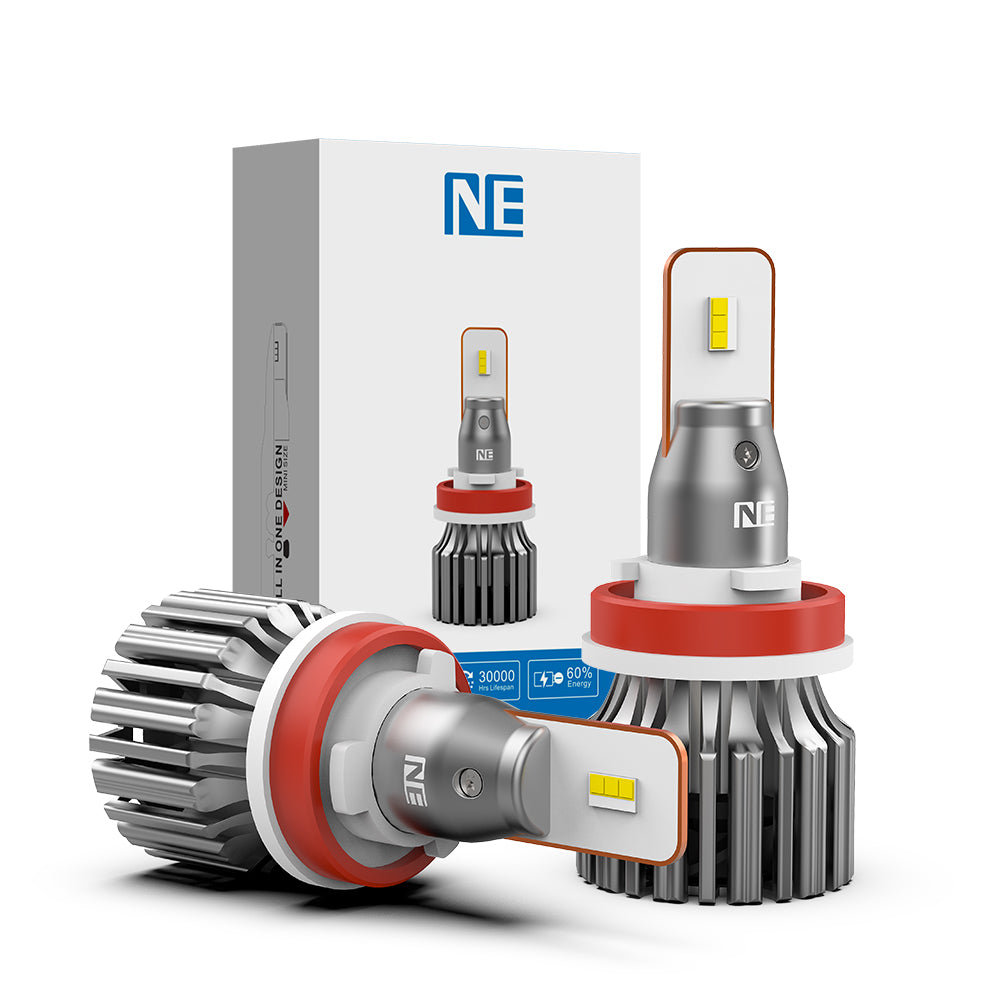 H3 LED Headlight Bulb 90W 10000LM White | NAOEVO GT6 Series