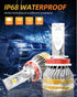 H11 LED Headlight Light Bulb 40W 4800LM 6500K White | NAOEVO NT Series, 2 Bulbs