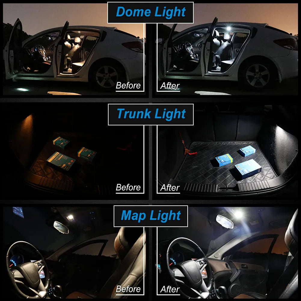 Car LED Bulbs 31mm 36mm 39mm 41mm LED Car Interior Lights Lamp Bulb Dome  Light - China LED Interior Lights, LED Canbus Lights