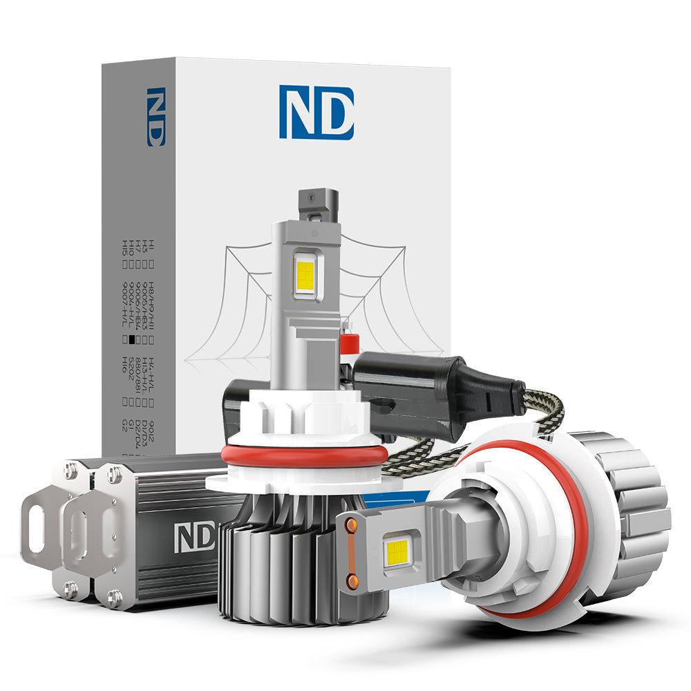 N67 Pro Series | H7 LED Bulbs Intelligent Cooling System 140W 30000LM 6500K  | 2 Bulbs